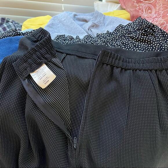 Vintage High Rise Silky Dotted Pants.--ZA1 - Picture 12 of 13